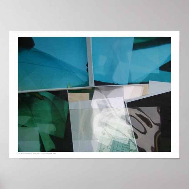 Les Non-Dessins du Jour 2005-06 Project HalfBlue P Poster (Front)