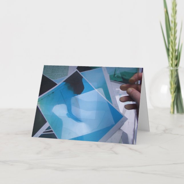 Les Non-Dessins du Jour 2005-2006 Blue Prints Card (Front)