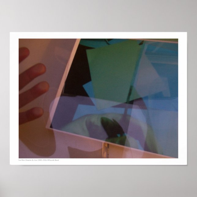 Les Non-Dessins du Jour 2005-2006 Silhouette P Poster (Front)