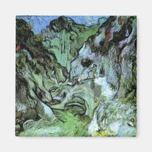 Les Peiroulets Ravine by Vincent van Gogh Magnet