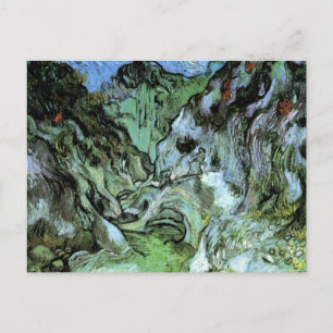 Les Peiroulets Ravine by Vincent van Gogh Postcard