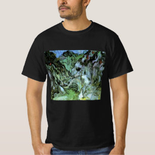 Les Peiroulets Ravine by Vincent van Gogh T-Shirt