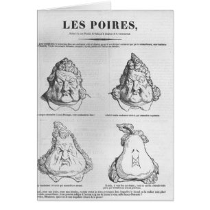 Les Poires, caricature of King Louis-Philippe