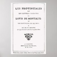 Les Provinciales' by Blaise Pascal