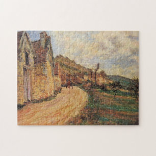 Les Roches at Falaise near Giverny Monet Fine Art Jigsaw Puzzle