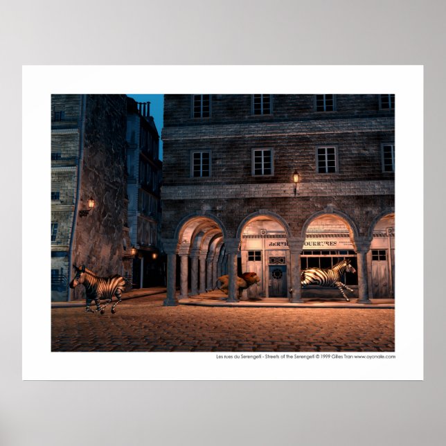 Les rues du Serengeti - Streets of the Serengeti Poster (Front)