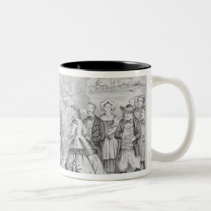 Les Splendeurs de la Republique' , 1872 Two-Tone Coffee Mug