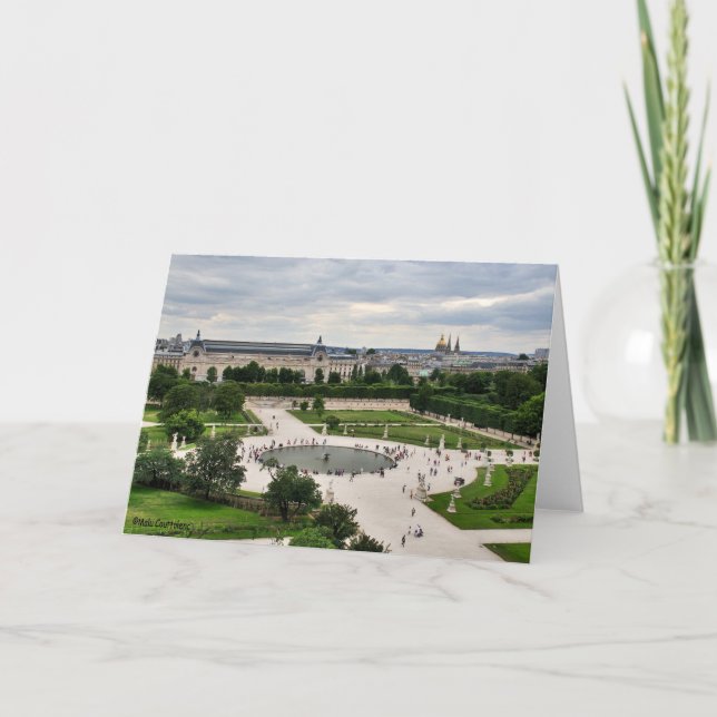 Les Tuileries (Gardens) Greeting Card (Front)