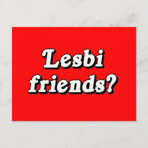 Lesbi Friends? Postcard
