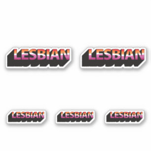 LESBIAN 3D Flag