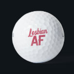 Lesbian AF Flower LGBT Pride Gay Love Parade Golf Balls<br><div class="desc">Lesbian AF Flower LGBT Pride Gay Love Parade</div>