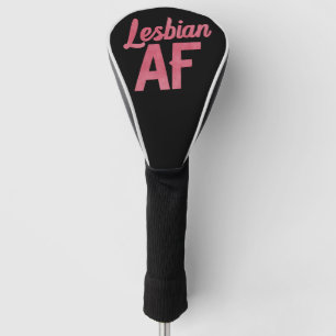 Lesbian AF Flower LGBT Pride Gay Love Parade Golf Head Cover