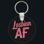 Lesbian AF Flower LGBT Pride Gay Love Parade Key Ring<br><div class="desc">Lesbian AF Flower LGBT Pride Gay Love Parade</div>