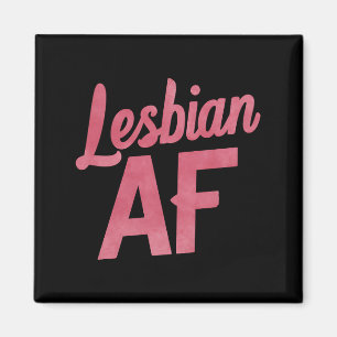 Lesbian AF Flower LGBT Pride Gay Love Parade Magnet