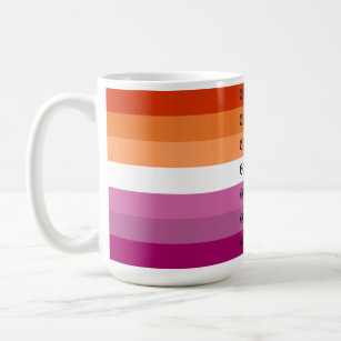 Lesbian Binary Flag Coffee Mug