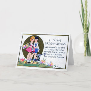 Lesbian Birthday Greeting 1915 Vintage Card