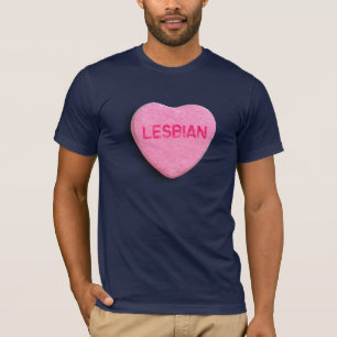 Lesbian Candy Heart T-Shirt