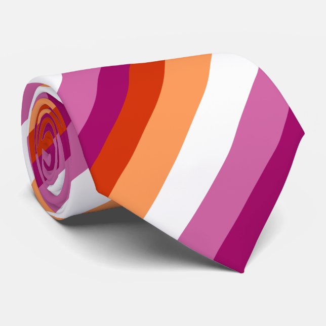 Lesbian Colours Krawatte Tie (Rolled)