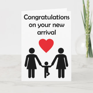 Lesbian Couple New Baby from Bent Sentiments Announcement