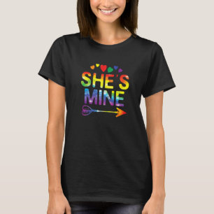 Lesbian Couple  She's Mine Matching Lgbt Pride T-Shirt