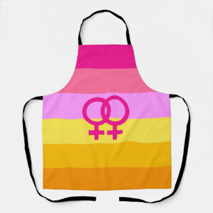 Lesbian Dawn Pride WLW Apron