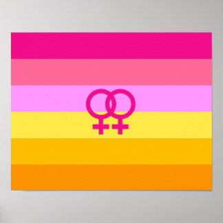 Lesbian Dawn Pride WLW Poster