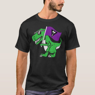 Lesbian Dinosaur Lgbt-Q T-Rex Trans Pride Flag All T-Shirt