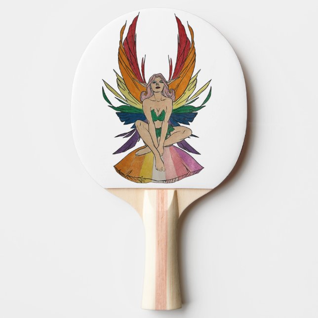 Lesbian Faerie  Ping Pong Paddle (Front)