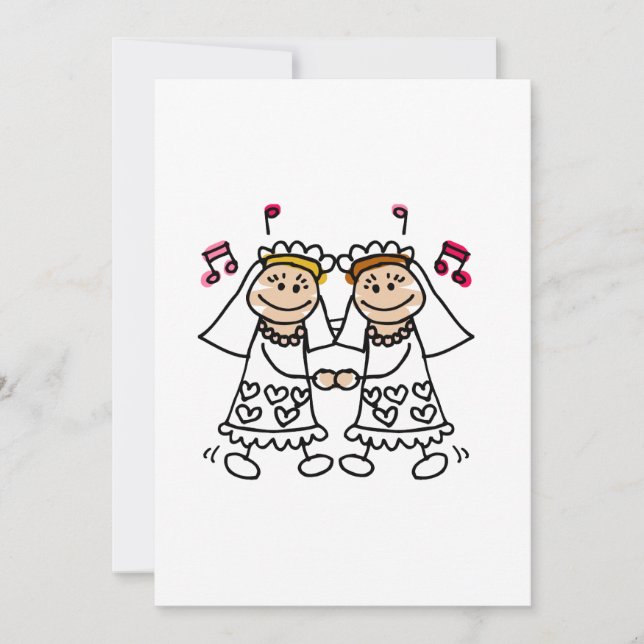 Lesbian First Dance Invitation (Front)