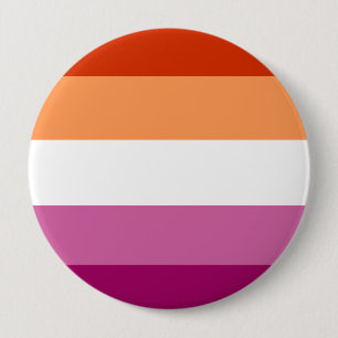 Lesbian Flag 10 Cm Round Badge