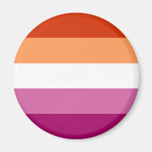 Lesbian Flag LGBT Magnet