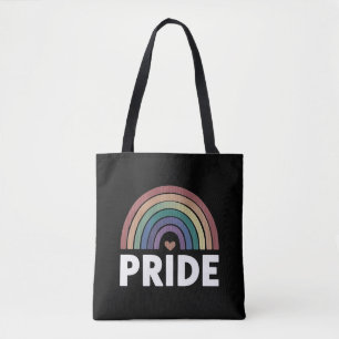 Lesbian Funny LGBT Gay Pride Rainbow Tote Bag