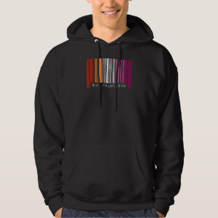 Lesbian Gay Barcode Pride San Francisco California Hoodie