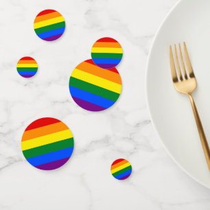 Lesbian Gay Bisexual Transgender Pride Rainbow Confetti