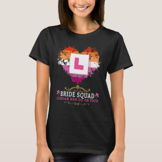 Lesbian Hen Do Outfits For Women & Group Hen Night T-Shirt