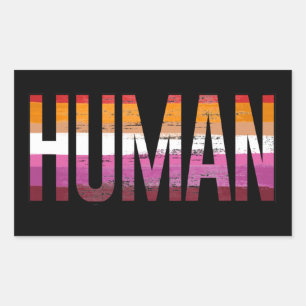 LESBIAN HUMAN T-Shirt Rectangular Sticker