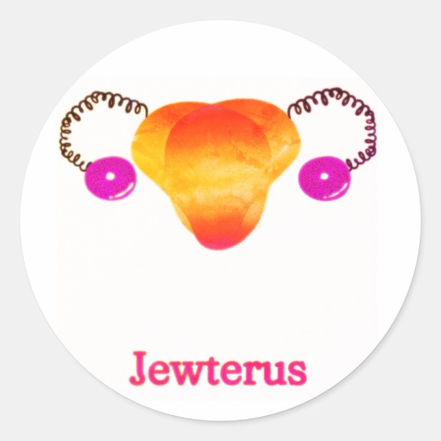 Lesbian Jewterus Sticker II  (Front)