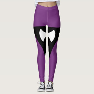 Lesbian Labrys Pride Flag Leggings