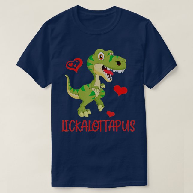 Lesbian  Lickalottapus  T-Shirt (Design Front)