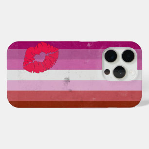 Lesbian (Lipstick) Flag iPhone 15 Pro Case