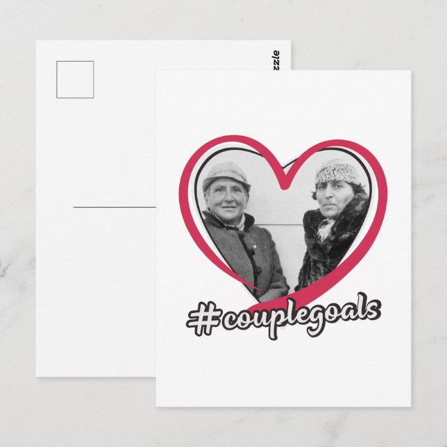 Lesbian Love Couple Goals: G.Stein & A.Toklas Postcard (Front/Back)