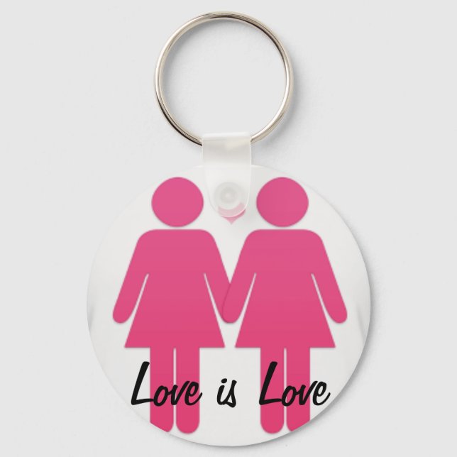Lesbian Love Key Ring (Front)