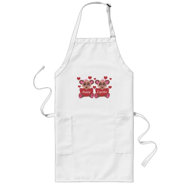 Lesbian Love Long Apron (Front)