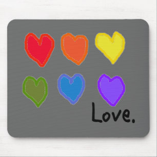 Lesbian "Love" Mouse Mat