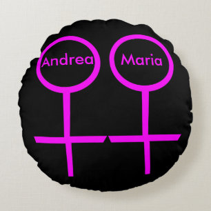 Lesbian Lovers Customisable Pillow