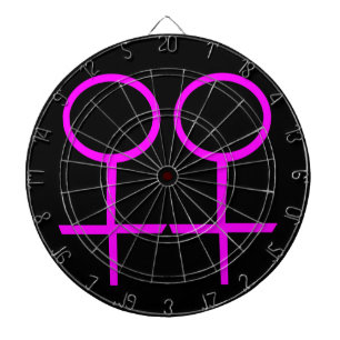 Lesbian Lovers Dartboard