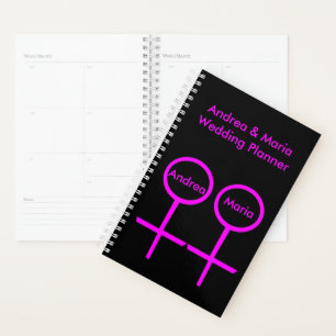 Lesbian Lovers Personalised Wedding Planner