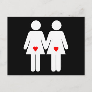 Lesbian Lovers - Postcard