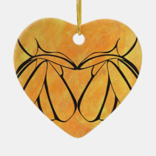 Lesbian Lovers Taking A Relationship Break Ceramic Tree Decoration