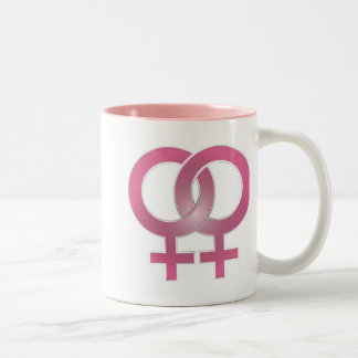 Lesbian Marriage Two-Tone Coffee Mug